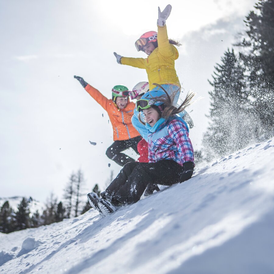 Bambini nella neve | © Manuel Kottersteger